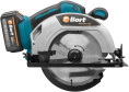 Циркулярная пила Bort BHK-18LI-125, 185мм, аккумуляторная, 18В, с 2 АКБ, с ЗУ [93418590]