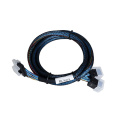 Кабель Amphenol RSL74-7657 Slimline SASx8 SFF8654 -to- 2 SAS HD x4 SFF8643 SAS Connections , 80CM, аналог Broadcom 05-60003-00