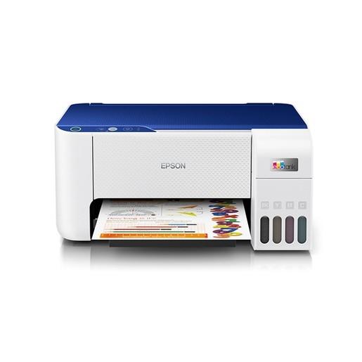 МФУ струйное Epson L3215 цветная печать, A4, с СНПЧ, белый [c11cj68509]