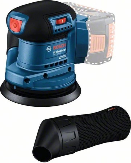 Эксцентриковая шлифмашина Bosch GEX 185-Li [06013a5020]