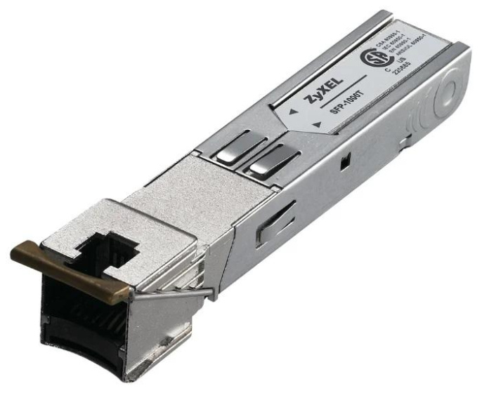 Трансивер Zyxel SFP-1000T с портом Gigabit Ethernet 1000Base-T , 100 м OEM (91-010-172001B)