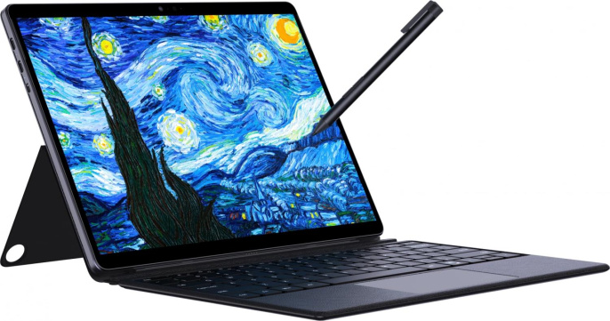 12.96" Планшет Acer Gadget E10 ETPad Max 16/512 GB 1215U Wi-Fi, 2880 x 1920, Windows 11, с клавиатурой и стилусом, серый