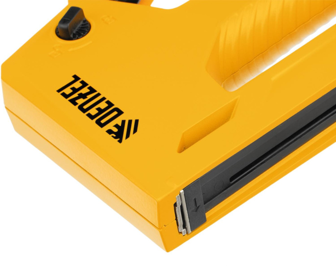 Степлер ручной Denzel 40214 скобы тип 53: 6-14мм гвозди тип 300 / 500