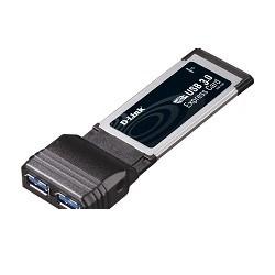 2-портовый USB 3.0 адаптер для шины ExpressCard/ PCI-E 2x USB 3.0 Express Card for notebooks (DUB-1320/A1A)