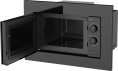 Микроволновая печь Weissgauff HMT-2016 BGL Flat Table 20л. 700Вт черный встраиваемая (441581)