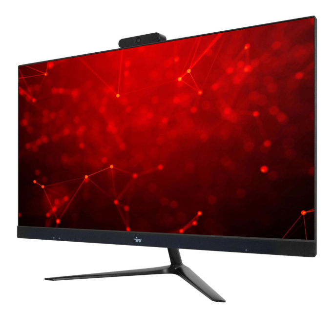 Моноблок IRU Агат P2315 23.8" Full HD i5 10400 2.9 8Gb SSD240Gb UHDG 630 FreeDOS GbitEth WiFi BT 120W клавиатура мышь Cam черный 1920x1080 RUS (1623082)
