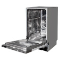 Посудомоечная машина Timberk Set&Dry T-DW45BI103, узкая, напольная, 59.4см, загрузка 11 комплектов, серебристая