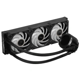 Система водяного охлаждения Gigabyte Aorus Waterforce X II 360 ARGB Soc-TR4/sTR5/AM5/AM4/1200/1700/1851 черный 4-pin 12-37.5dB Al LCD Ret (GP-AORUS WATERFORCE X II 360)