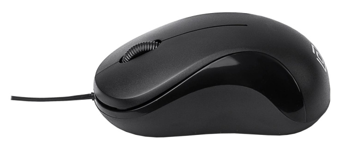 Мышь Оклик 115SR черный оптическая 1000dpi USB для ноутбука 3but (492888)