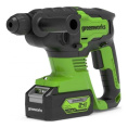 Перфоратор Greenworks GD24SDS2 патрон:SDS-plus уд.:2Дж аккум. 3803007UB