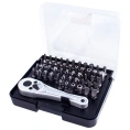 Набор бит с трещоткой CUSTOR PH PZ SL HEX TORX 51 предмет HL-51AOSBT1A34A