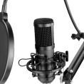 Микрофон проводной Оклик SM-600G 2.5м черный 1796784