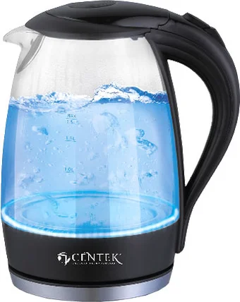 Чайник Centek CT-0042 Black стекло