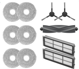Компоненты Dreame Accessories Kit RAK47 для Dreame Robot Vacuum L10s Pro Gen 2 - 1Main Brush（Rubber）+2Side Brush+2Dust Box Filter+3 pair mop cloth