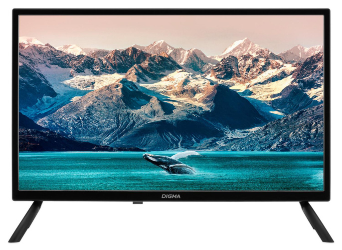 Телевизор LED Digma 24" DM-LED24MBB21 черный HD 60Hz DVB-T DVB-T2 DVB-C DVB-S DVB-S2 USB