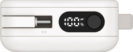 Внешний аккумулятор Momax IP138 1-Power Vital+ 10000mAh Белый IP138W вход USB-C: PD 30 Вт, выходной кабель USB-C1: 30 Вт, выходной кабель USB-C2: 15 Вт, совместимость