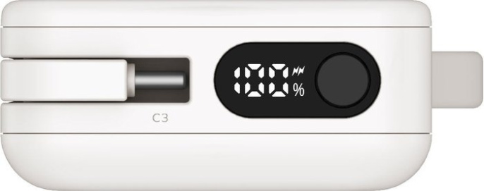Внешний аккумулятор Momax IP138 1-Power Vital+ 10000mAh Белый IP138W вход USB-C: PD 30 Вт, выходной кабель USB-C1: 30 Вт, выходной кабель USB-C2: 15 Вт, совместимость