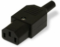 Вилка Hyperline CON-IEC320C13 упак.:1шт