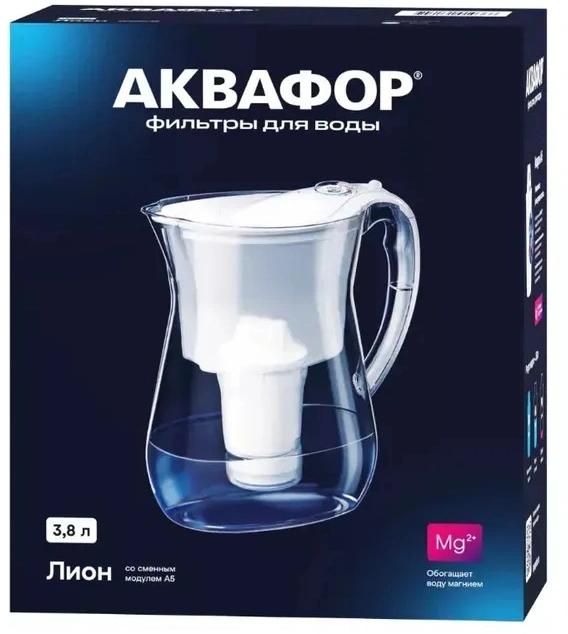 Фильтр-кувшин для очистки воды Аквафор P144A5FM, белый, 3.8л [800304]