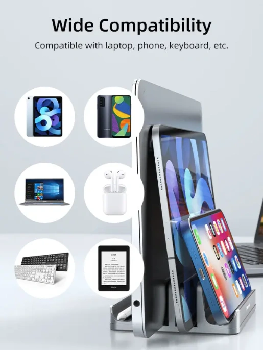 Вертикальная подставка CABLETIME CS14B (CT-VLP02-AB) для ноутбука, черный