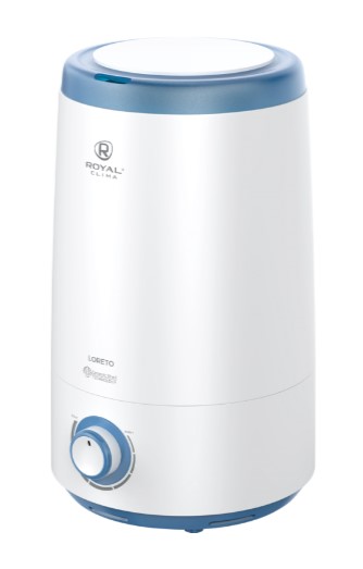 Увлажнитель воздуха ультразвуковой Royal Clima RUH-LT300/3.5M-BU,  3.5л,  белый/голубой
