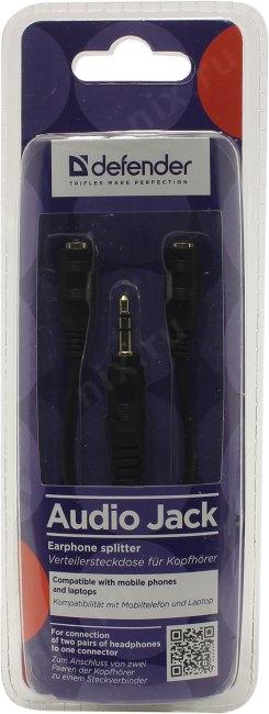 Кабель AUDIO SPLITTER 0.15M 63001 DEFENDER