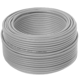 PROconnect 01-0052-50 Кабель U/UTP, CAT 5e, PVC, 4x2x0,48мм, внутренний, серый, 50м