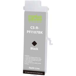Картридж Cactus CS-R-PFI107BK, черный / CS-R-PFI107BK