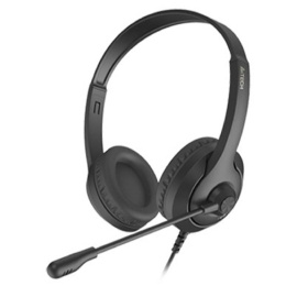 A4Tech Fstyler FH100 черный 2м накладные FH100 STONE BLACK