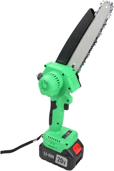 Пила цепная аккумуляторная бесщеточная Zitrek GreenSaw 20V (20 В, 4 Ач Li-ion аккумулятор 1 шт, 2 Ач Li-ion аккумулятор 1 шт, ЗУ) 082-1858-1
