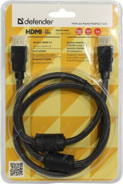Defender HDMI-03 Кабель цифровой HDMI-HDMI ver1.4, длина 1,0 м 87340