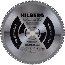 Диск пильный Hilberg Industrial Металл ТОП 305x25.4x72Т HFT305