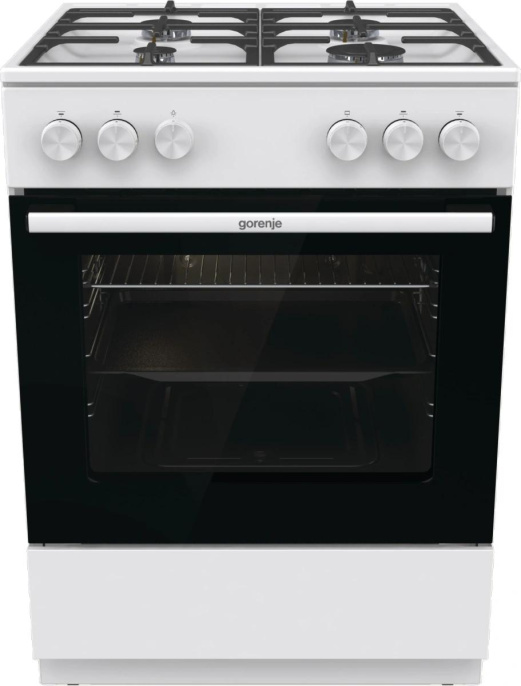 Плита Газовая Gorenje GG6A10WFFM белый без крышки реш.сталь