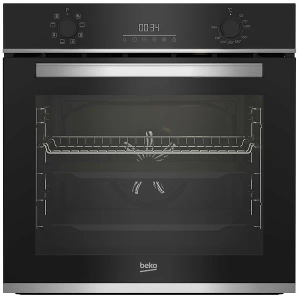 Духовой шкаф электрический Beko BBIM13300X, 72л, дверца с 2 стеклами, черный