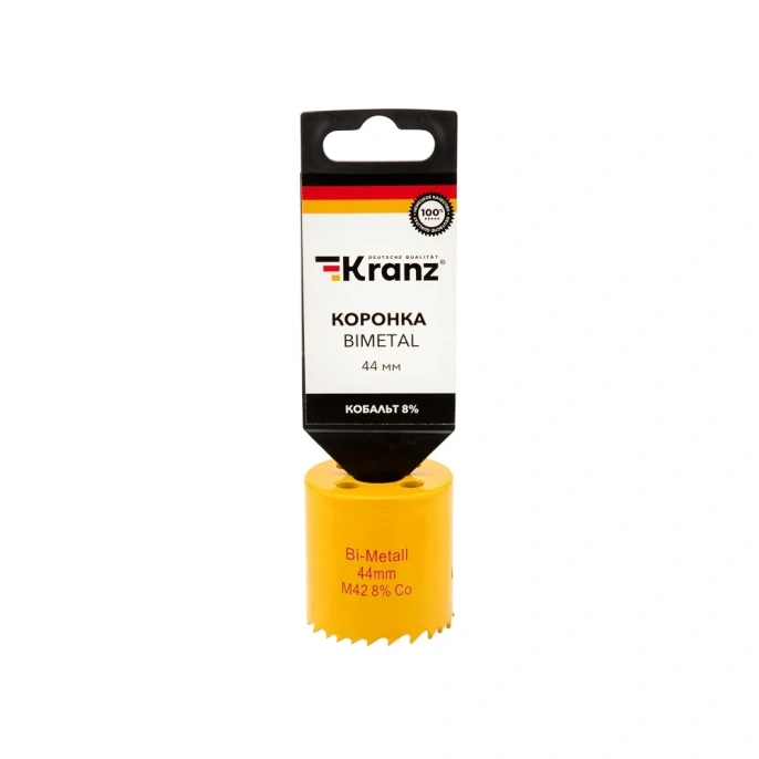 Коронка биметаллическая 44 мм KRANZ KR-92-0221