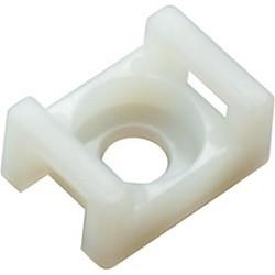 REXANT 07-2102 Площадка для крепления стяжки 22.2 х 16 мм 100 шт. белая