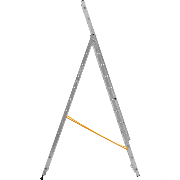 Профессиональная трехсекционная лестница Inforce 3x12 шириной 480мм ЛП-03-20