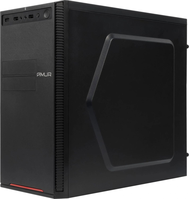ПК Amur Нарвал A5A12 MT Ryzen 7 5700G 3.8 16Gb SSD512Gb Vega 8 FreeDOS GbitEth 500W мышь клавиатура черный RUS 2139440