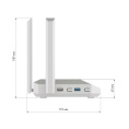 Маршрутизатор/ Netcraze Ultra Мультигигабитный интернет-центр с Mesh Wi-Fi 7 BE7200, Smart-коммутатором 1?10G, 1?2.5G и 4?1G, многофункциональными портами USB 3.2 и 2.0 Netcraze Ultra NC-1812