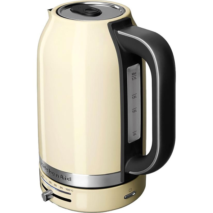 Электрочайник KitchenAid, 1.7 л. Электрочайник KitchenAid, термо-контроль, 1.7 л., кремовый (5KEK1701EAC)