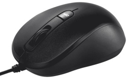 Опции брэнд Мышь MU101C Wired Blue Ray Mouse/3200dpi/Черный (90XB05RN-BMU000)