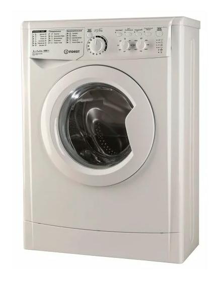 Стиральная машина суперузкая Indesit EWUC 4105, с фронтальной загрузкой, 4кг, 1000об/мин