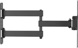 Кронштейн roome LDA41-223-R (для телевизоров, диагональ экрана: 23"-43", настенный, максимальная нагрузка: 30 кг, угол наклона: +5/-10 °, угол поворота: +90/-90 °, VESA: 100x100, 100x200, 200x100, 200x200)