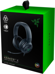 Наушники с микрофоном Razer Kraken V3 X черный 1.8м мониторные оголовье (RZ04-03750300-R3M1)