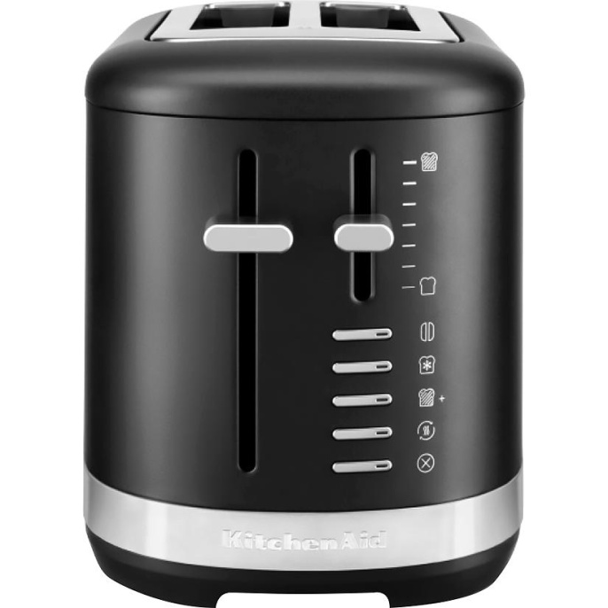 Тостер KitchenAid Тостер на 2 тоста, матовый черный (5KMT2109EBM)