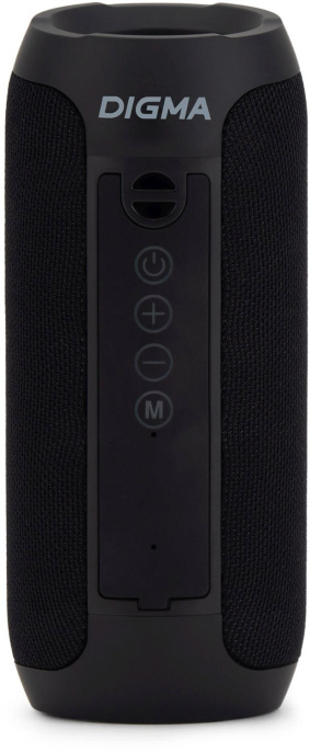 Колонка порт. Digma D-PS1510 черный 10W 2.0 BT 10м 1200mAh