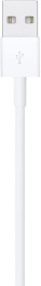 Кабель Apple A1480, Lightning m - USB m , 1м, MFI, белый [mxly2fe/a]