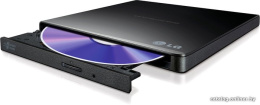 Оптический привод External DVD+/-RW LG GP57EB40.AHLE10B DVD Multi, внешний/внешний Slim, интерфейс USB-A, толщина 14 мм, цвет чёрный RTL