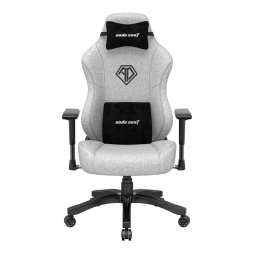 Кресло игровое Anda Seat Phantom 3, цвет серый, размер L 90кг , материал ткань модель AD18