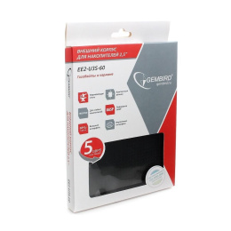 Бокс для жесткого диска EE2-U3S-60 Gembird 2.5", чёрный, USB 3.0, SATA, нержавеющая сталь OEM